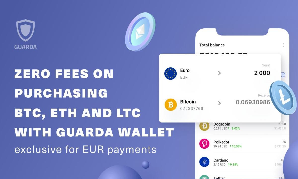 Guarda Wallet and Simplex Launch Zero-Fee Crypto Purchases Promo in Europe